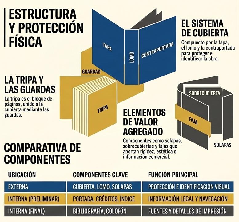 estructura de un libro